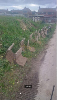 betonnen keerwand - Foto 1