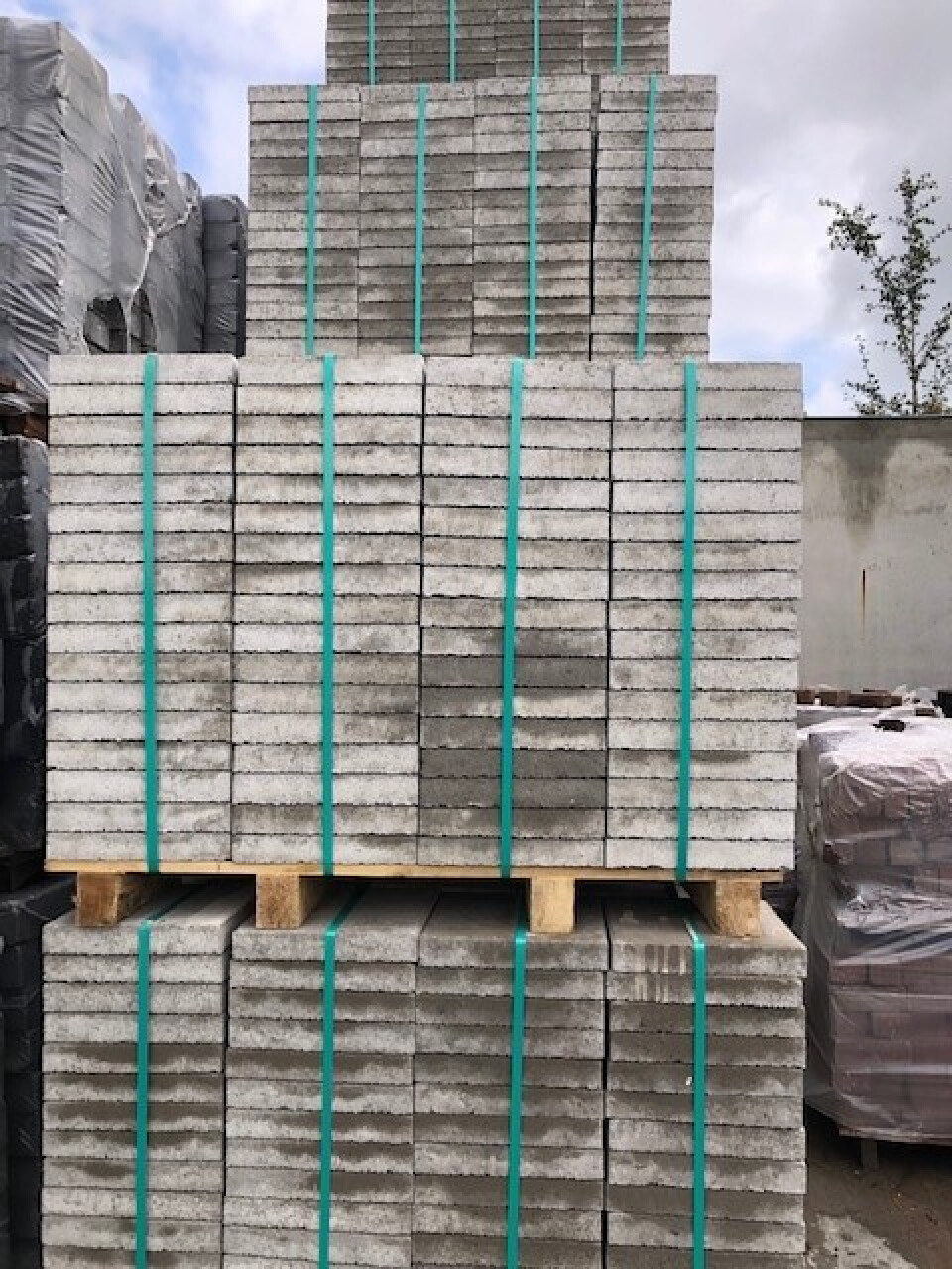 Betontegels 30x30x4.5cm b-keus grijs (P22) - Foto 1