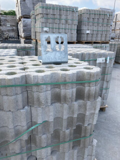 Grasbetontegels 40x60x12cm b-keus vlak (P18) - Foto 2