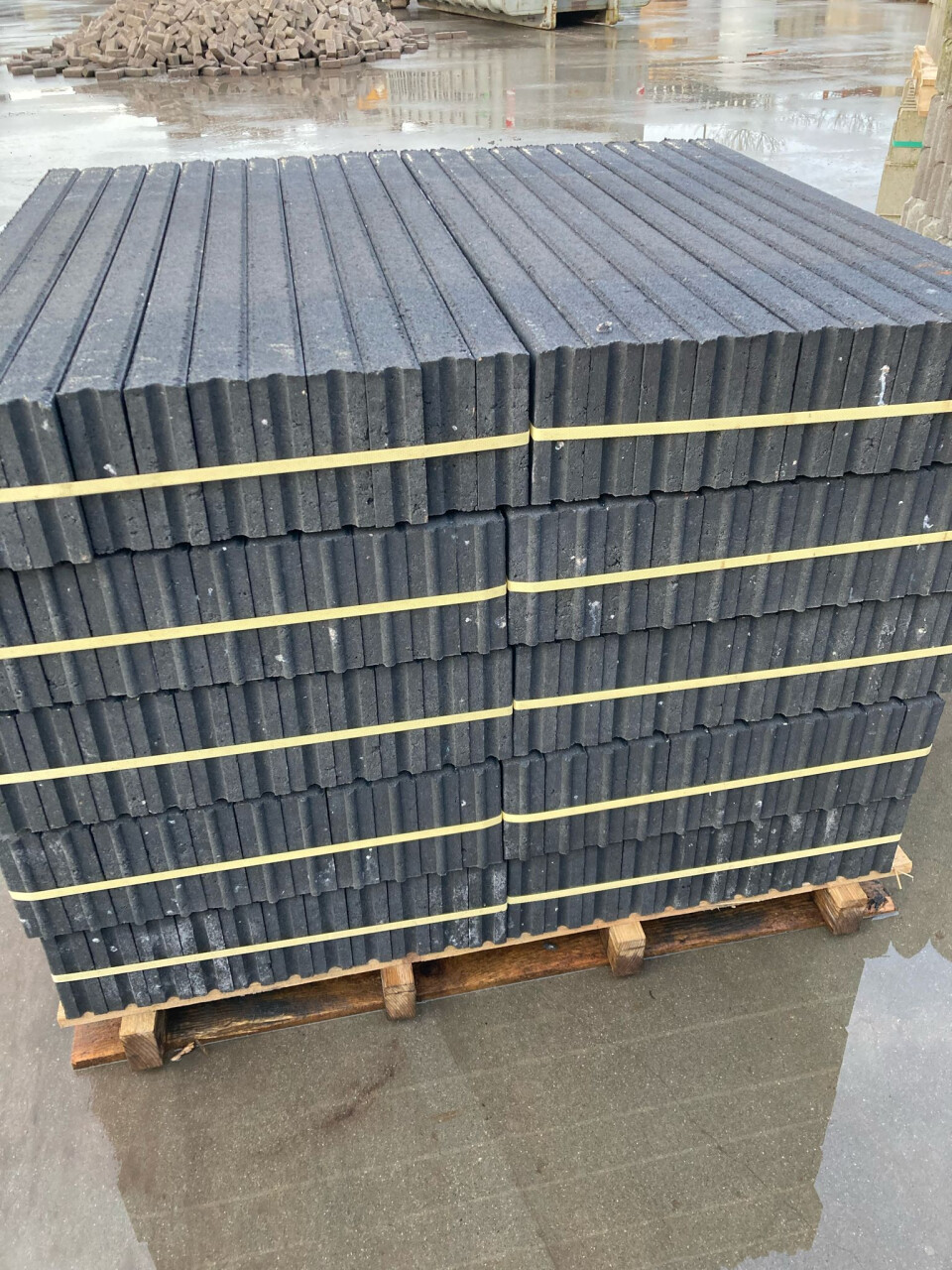 Opsluitbanden 5x15x100cm zwart (P142)