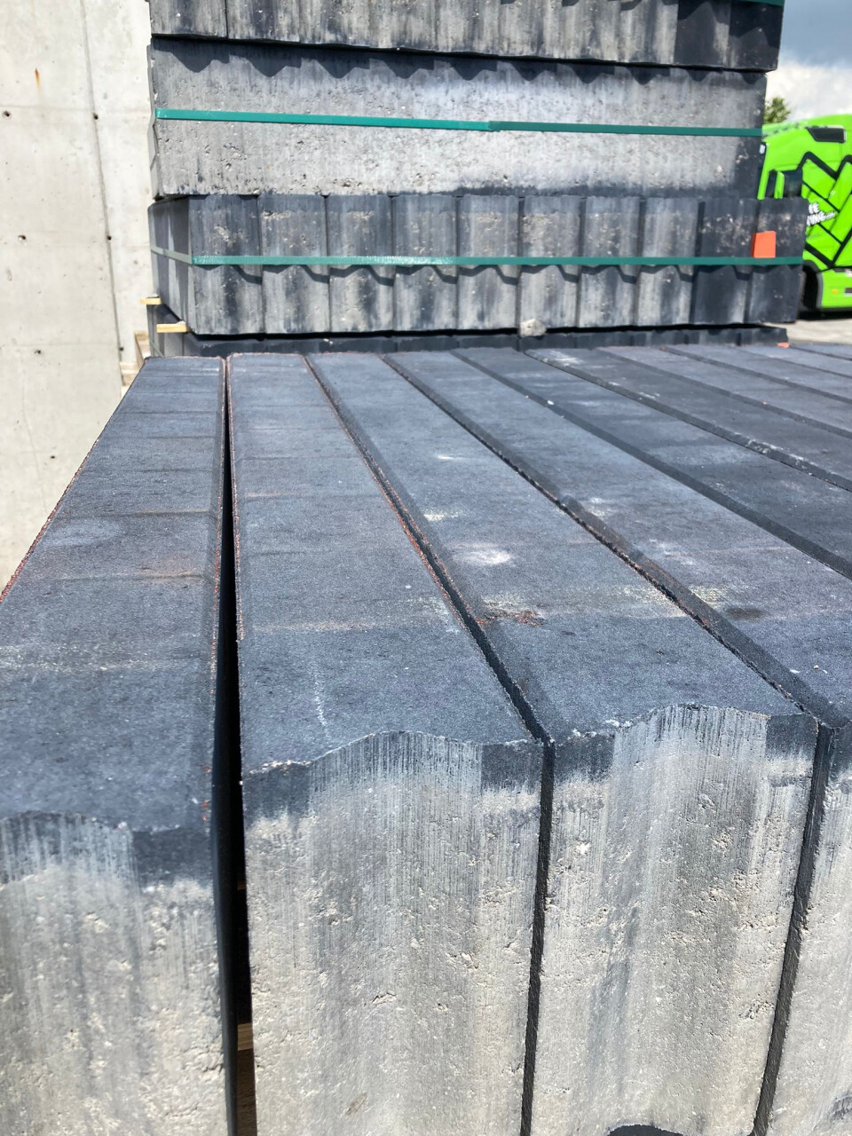 10x20x100cm opsluitbanden antraciet b-keus (P90)