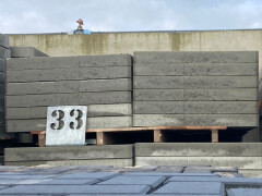 Betonplaten tegelmotief 80x80x7cm (P33) - Foto 2