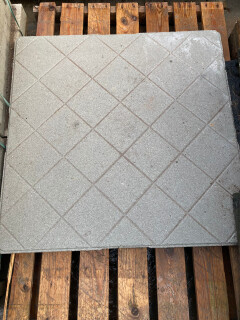 Betonplaten tegelmotief 80x80x7cm (P33) - Foto 4