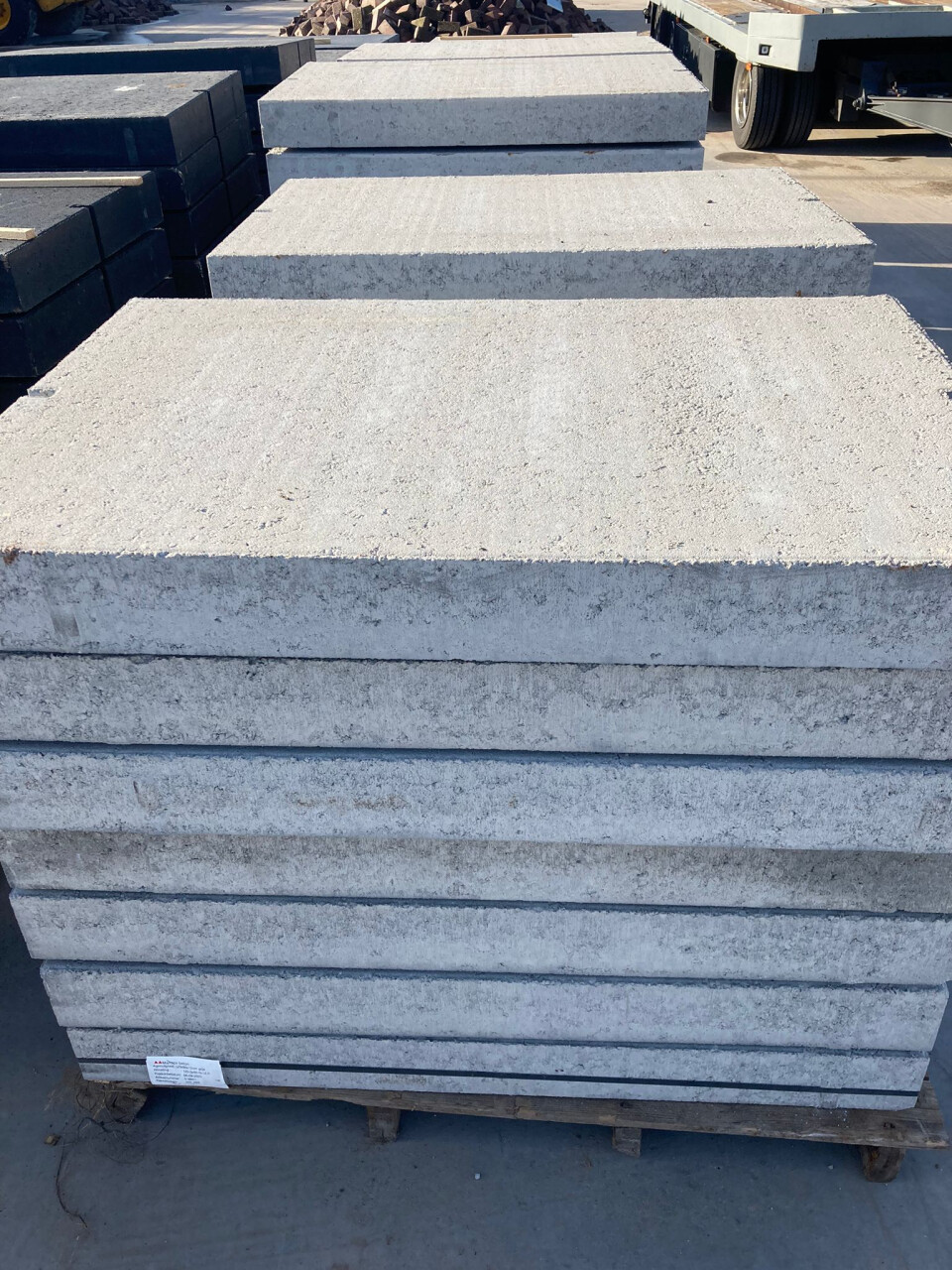 Betonplaten 120x80x12  grijs(P48) - Foto 2