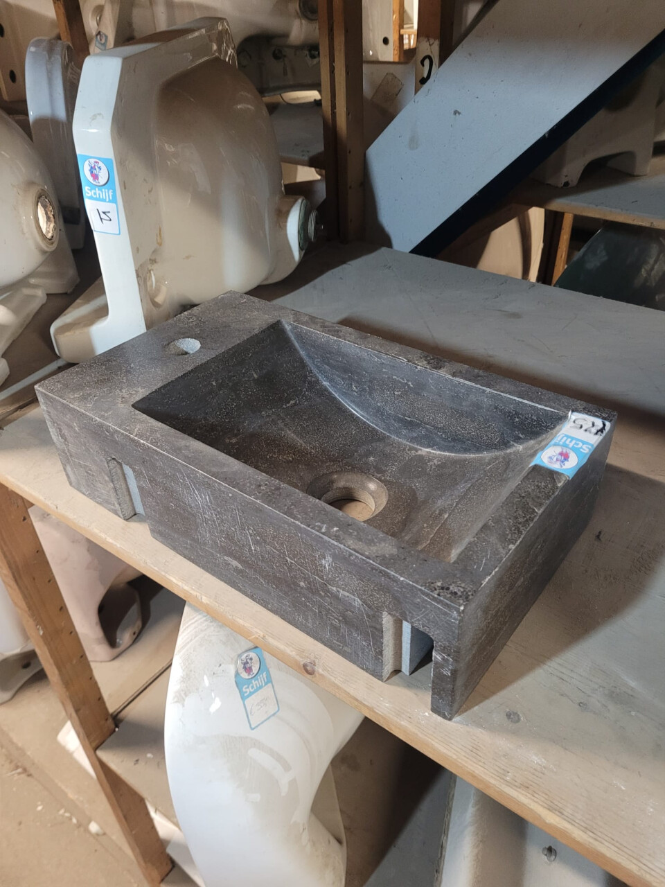 Wasbak vierkant klein - Foto 2