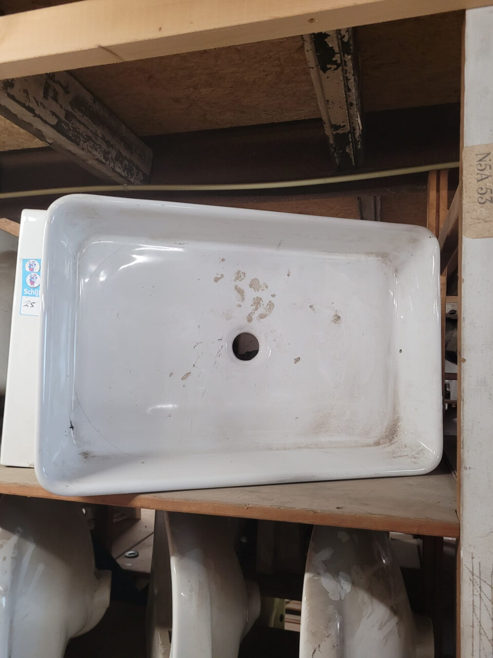 Wasbak vierkant middel - Foto 3