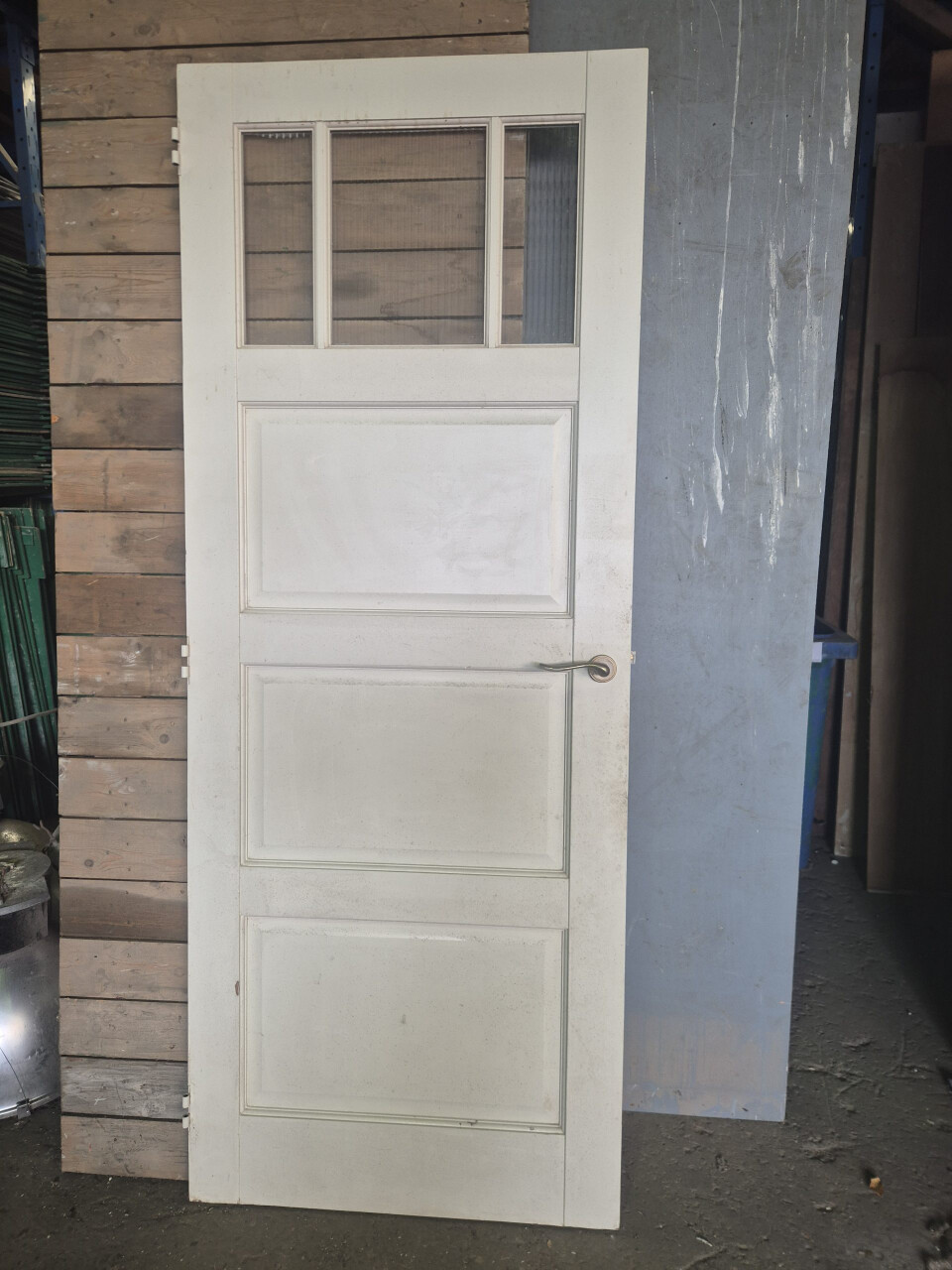 Paneeldeur - 4-vaks met glas - 13201 - Foto 1