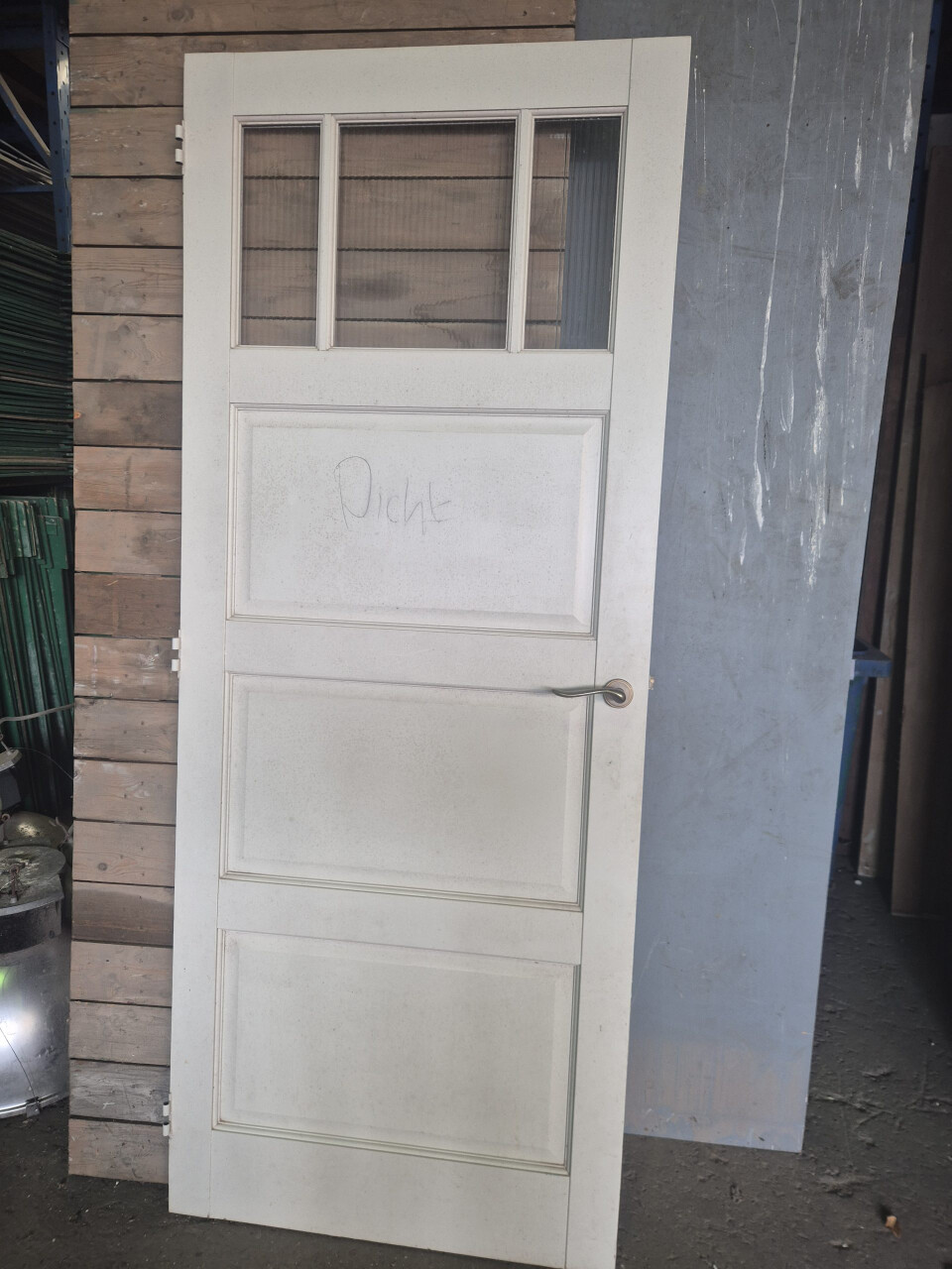 Paneeldeur - 4-vaks met glas - 13208 - Foto 1