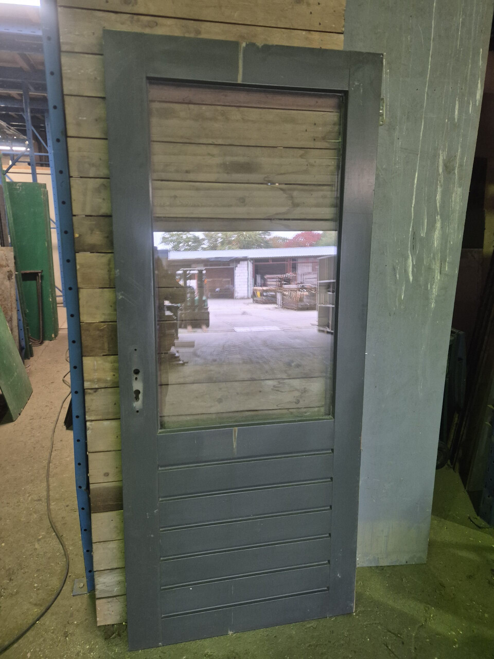 Achterdeur met dubbel glas - Hardhout - 13214 - Foto 1