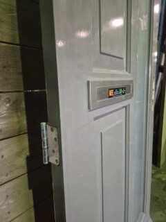 Voordeur met glas - Hardhout - 93x211 cm - 13215 - Foto 2