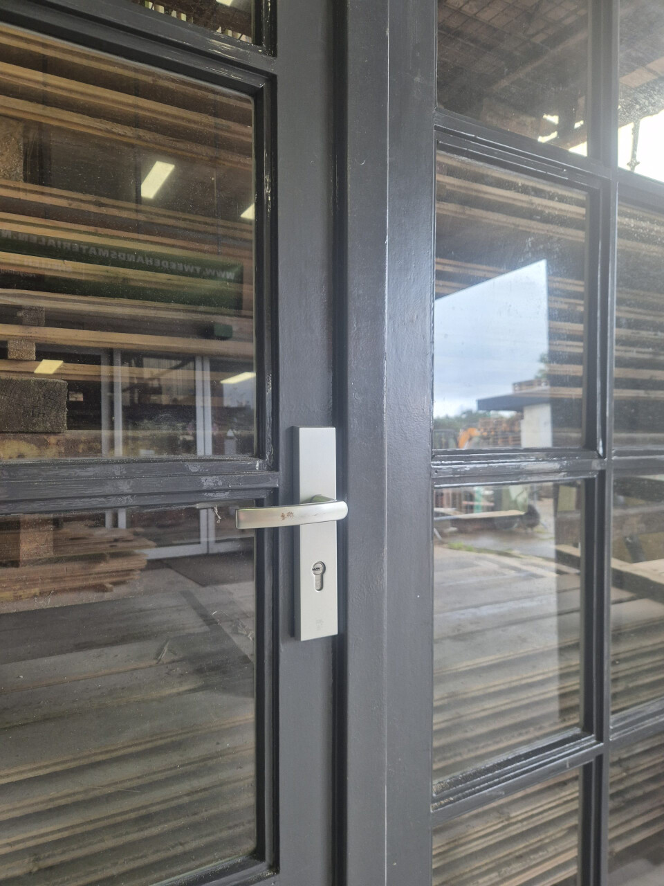 Dubbele openslaande deuren - Antraciet - 12313 - Foto 3