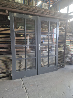 Dubbele openslaande deuren - Antraciet - 12312 - Foto 1