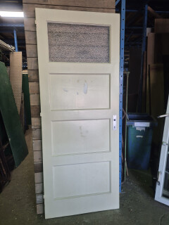 Paneeldeur - 4-vaks met raam - Linksdraaiend - 13139 - Foto 1