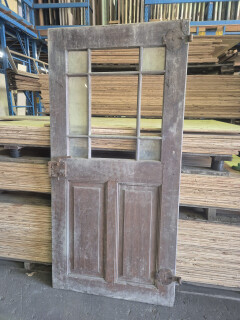 Antieke deur met oude sloten - Opknapper - 13163 - Foto 1