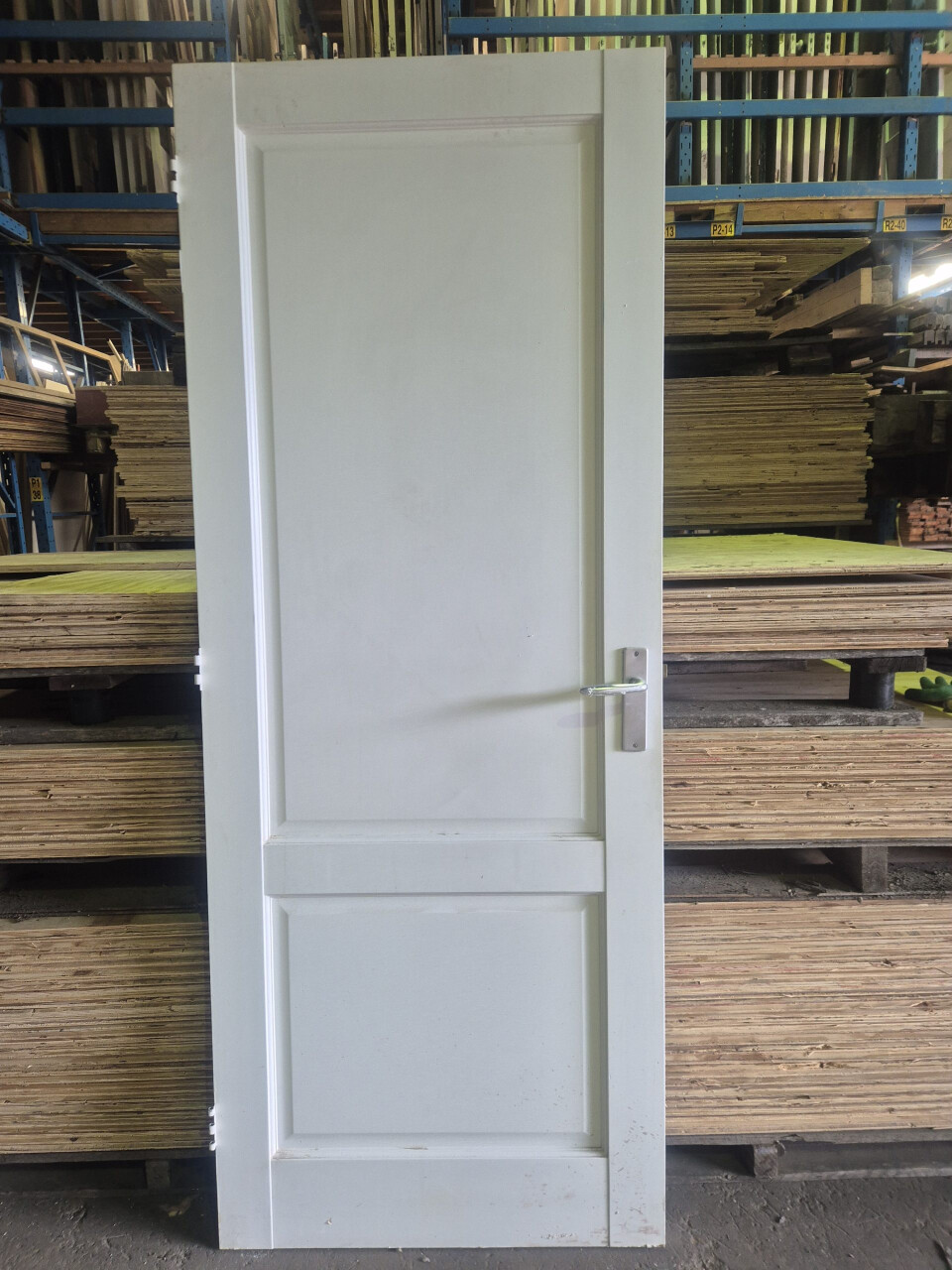 Paneeldeur 2-vaks - met deurklink - 13159 - Foto 1