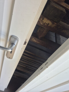 Dubbele binnendeuren met kleine glazen ruitjes - 139x204 cm - Foto 3