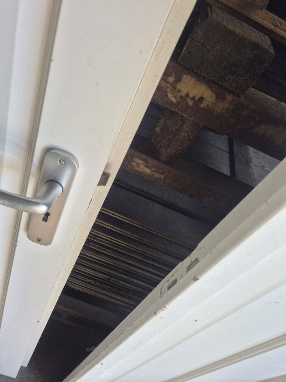 Dubbele binnendeuren met kleine glazen ruitjes - 139x204 cm - Foto 3