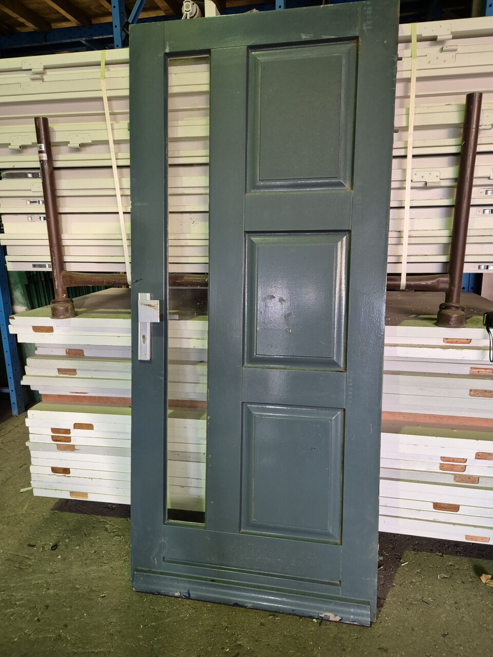 Voordeur met zijglas - 92x209 cm - Foto 1