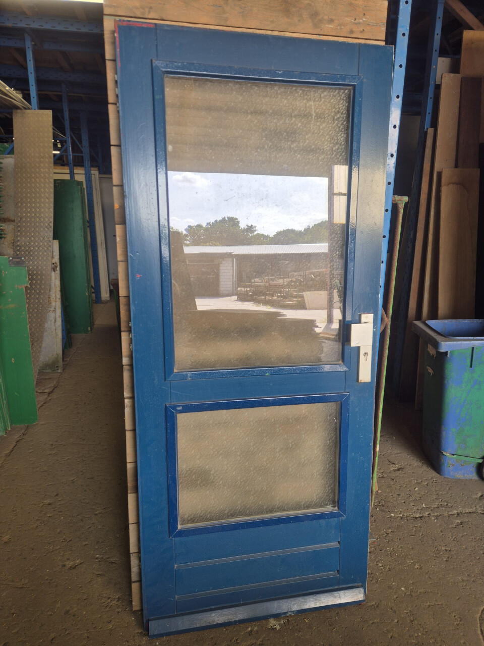 Voordeur met dubbel glas - 87x201 cm - Foto 1