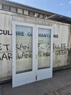 Dubbele openslaande deuren - Dubbel glas - Hardhout - Foto 2