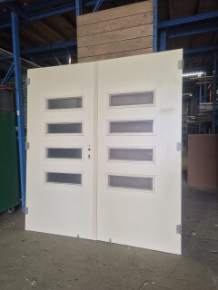 Dubbele magazijn deuren - Kantoor deuren - Set dubbele deuren - Foto 1
