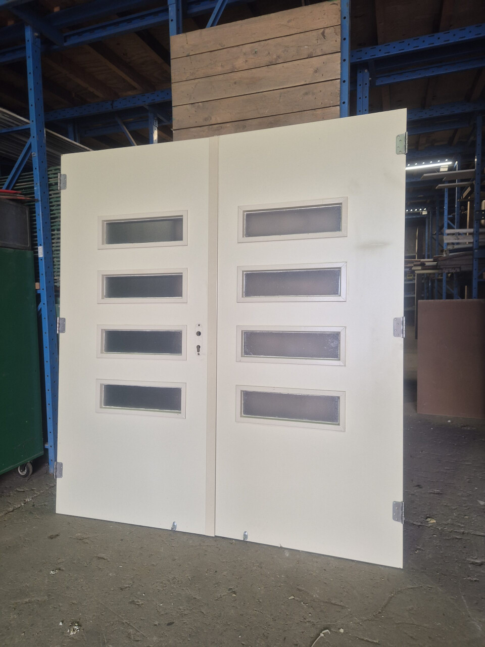 Dubbele magazijn deuren - Kantoor deuren - Set dubbele deuren - Foto 1