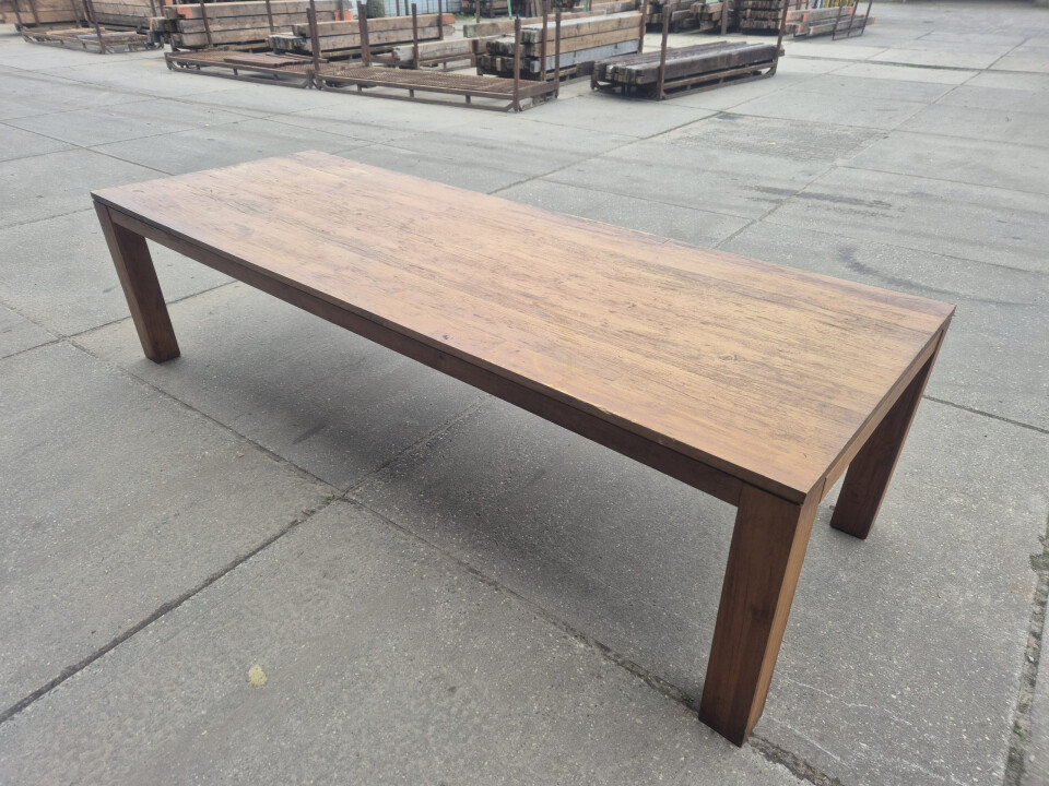 Lange tafel - Bruin - 300x110x78 cm - Foto 5