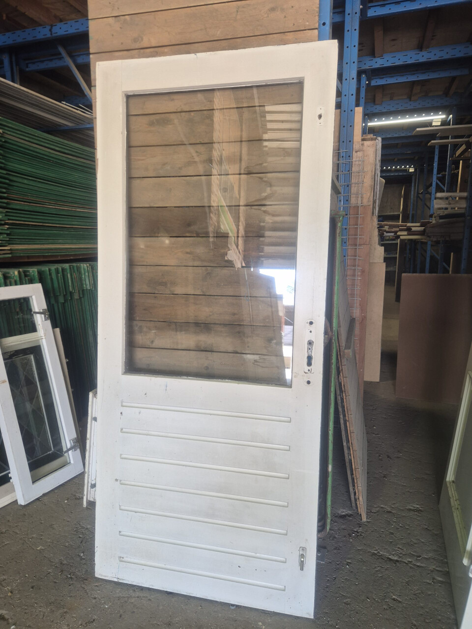 Achterdeur hardhout - Dubbel glas - Foto 2