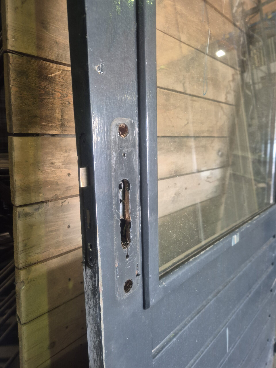 Achterdeur hardhout - Dubbel glas - Foto 3