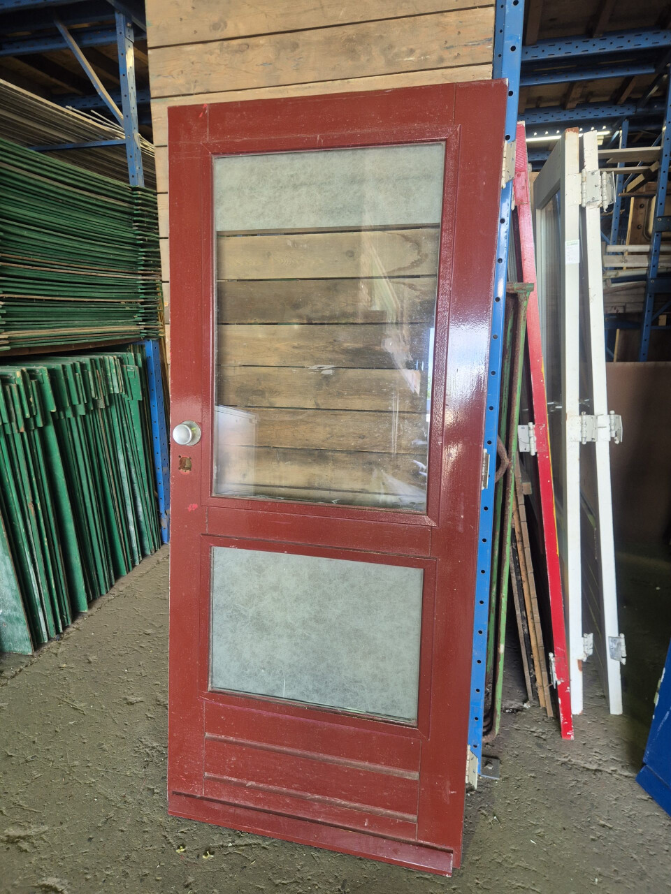 Buitendeur met dubbel glas - 87x200,5 cm - Foto 1