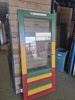 Vrolijke achterdeur - Dubbel glas - Hardhout - 11220 - Foto 2