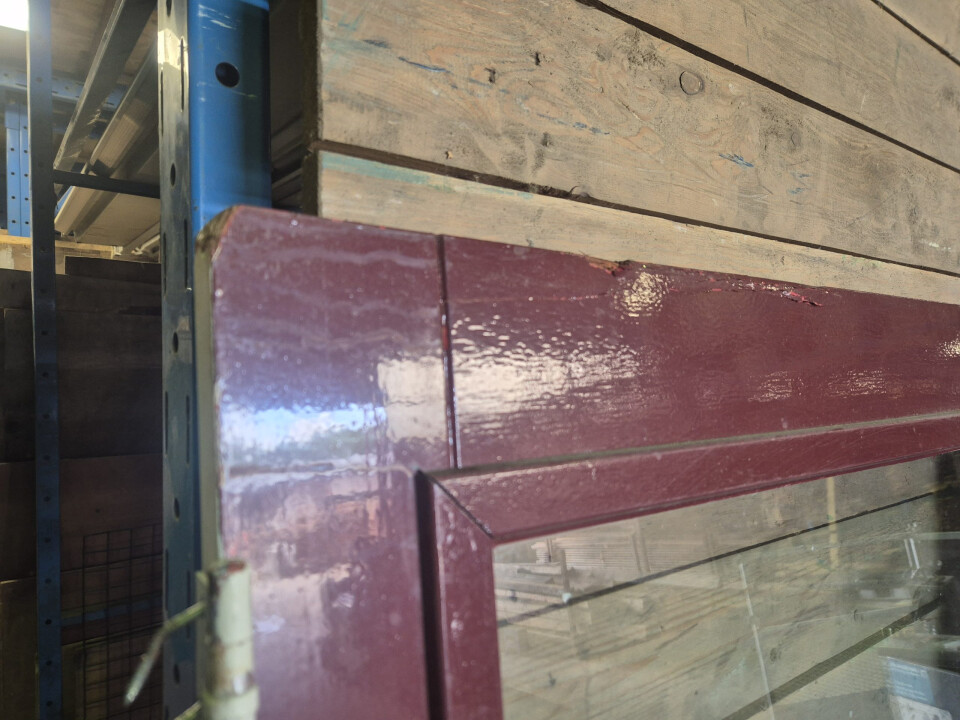 Gebruikte achterdeur met dubbel glas - Hardhout - 11221 - Foto 3