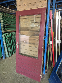 Gebruikte achterdeur - Hardhout - Dubbel glas - 11238 - Foto 1