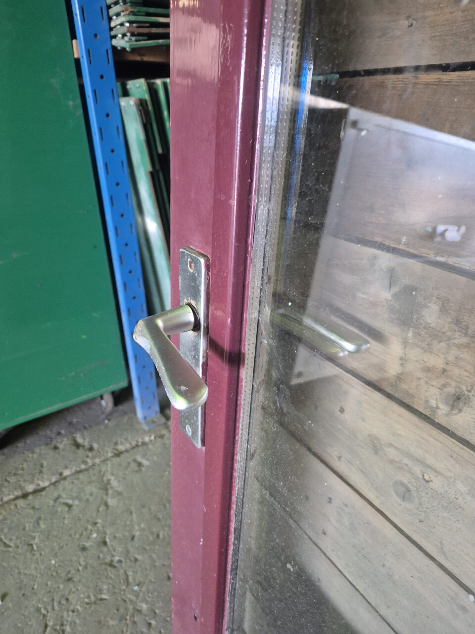 Gebruikte achterdeur - Hardhout - Dubbel glas - 11238 - Foto 2