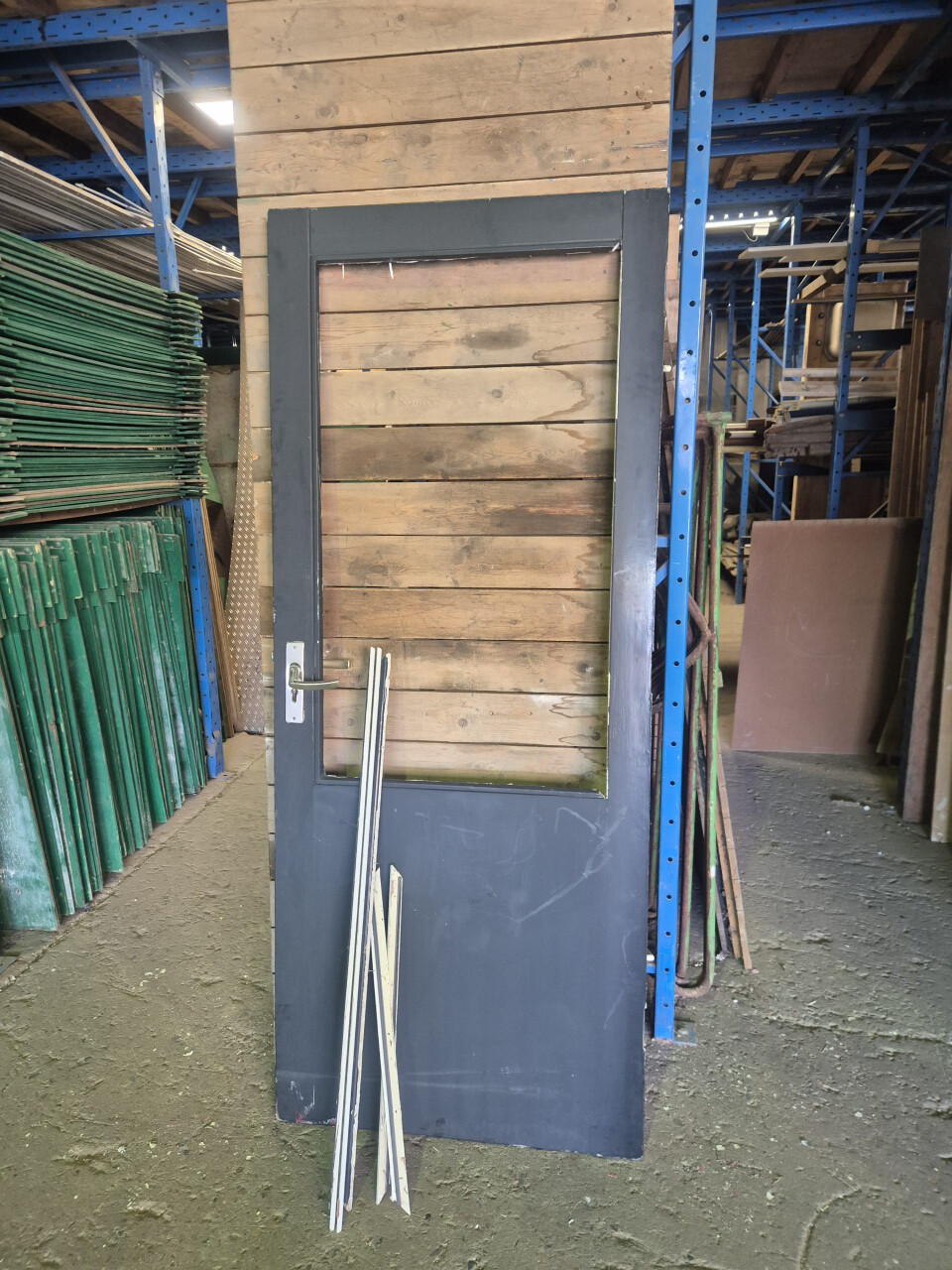 Hardhouten achterdeur - Zonder glas - 11235 - Foto 1