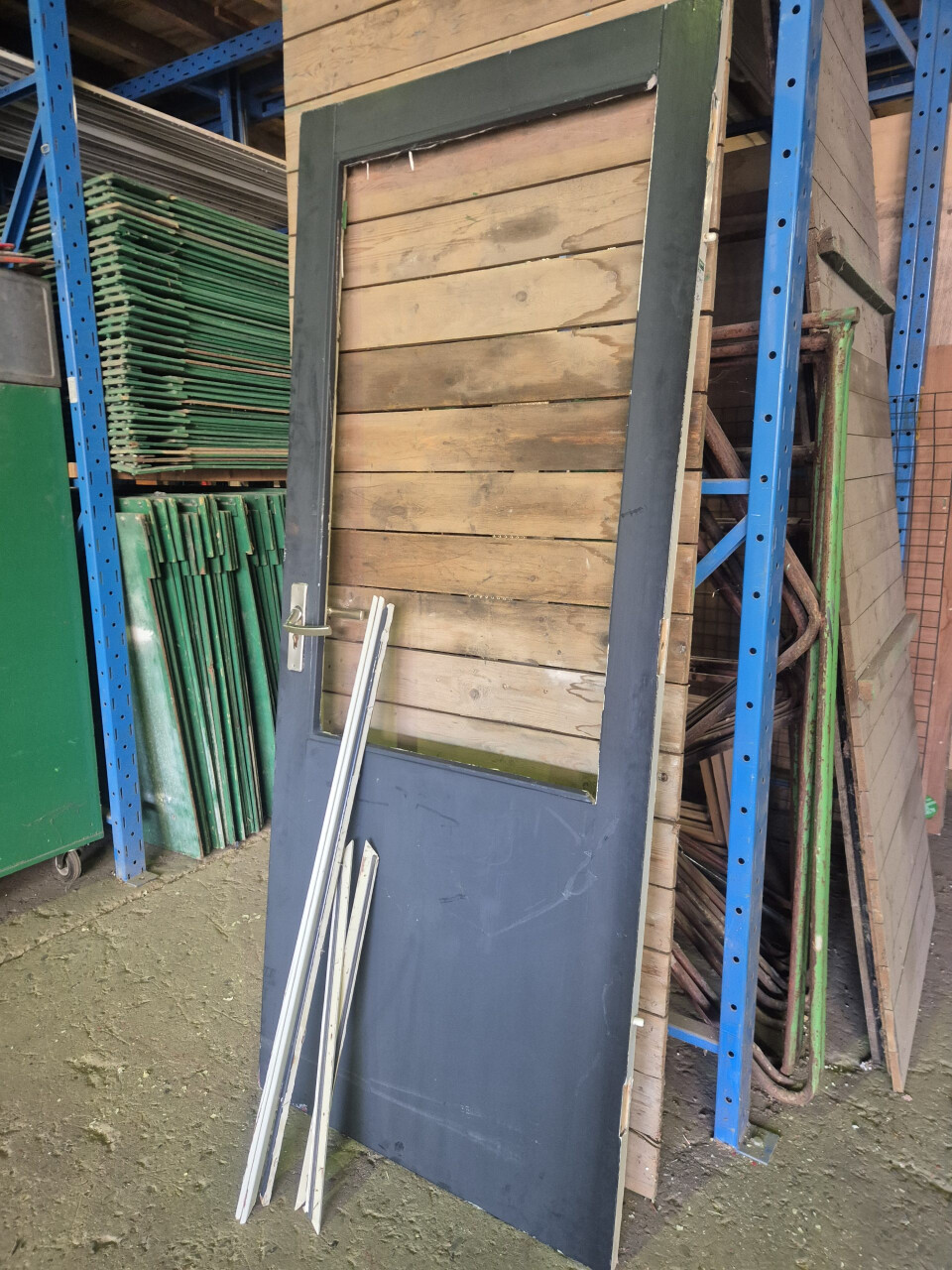 Hardhouten achterdeur - Zonder glas - 11235 - Foto 2