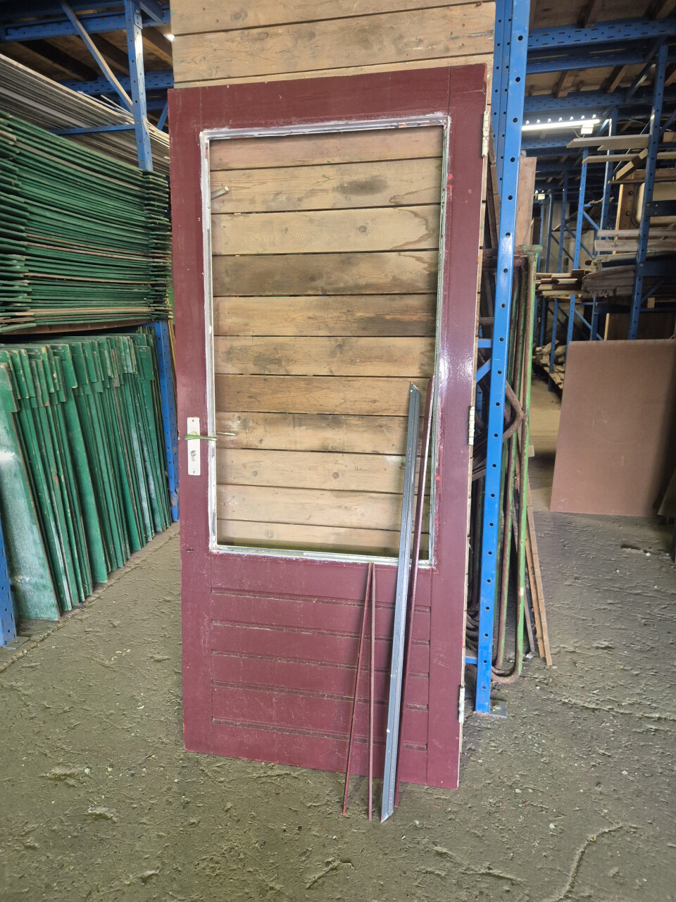 Hardhouten achterdeur - Zonder glas - 11236 - Foto 1