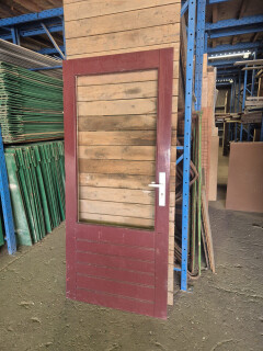 Hardhouten achterdeur - Zonder glas - 11237 - Foto 1