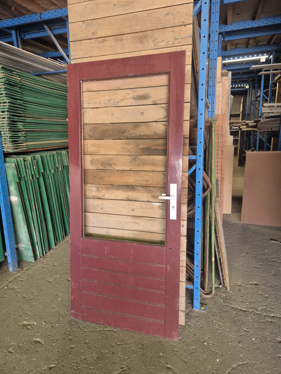 Hardhouten achterdeur - Zonder glas - 11237 - Foto 1