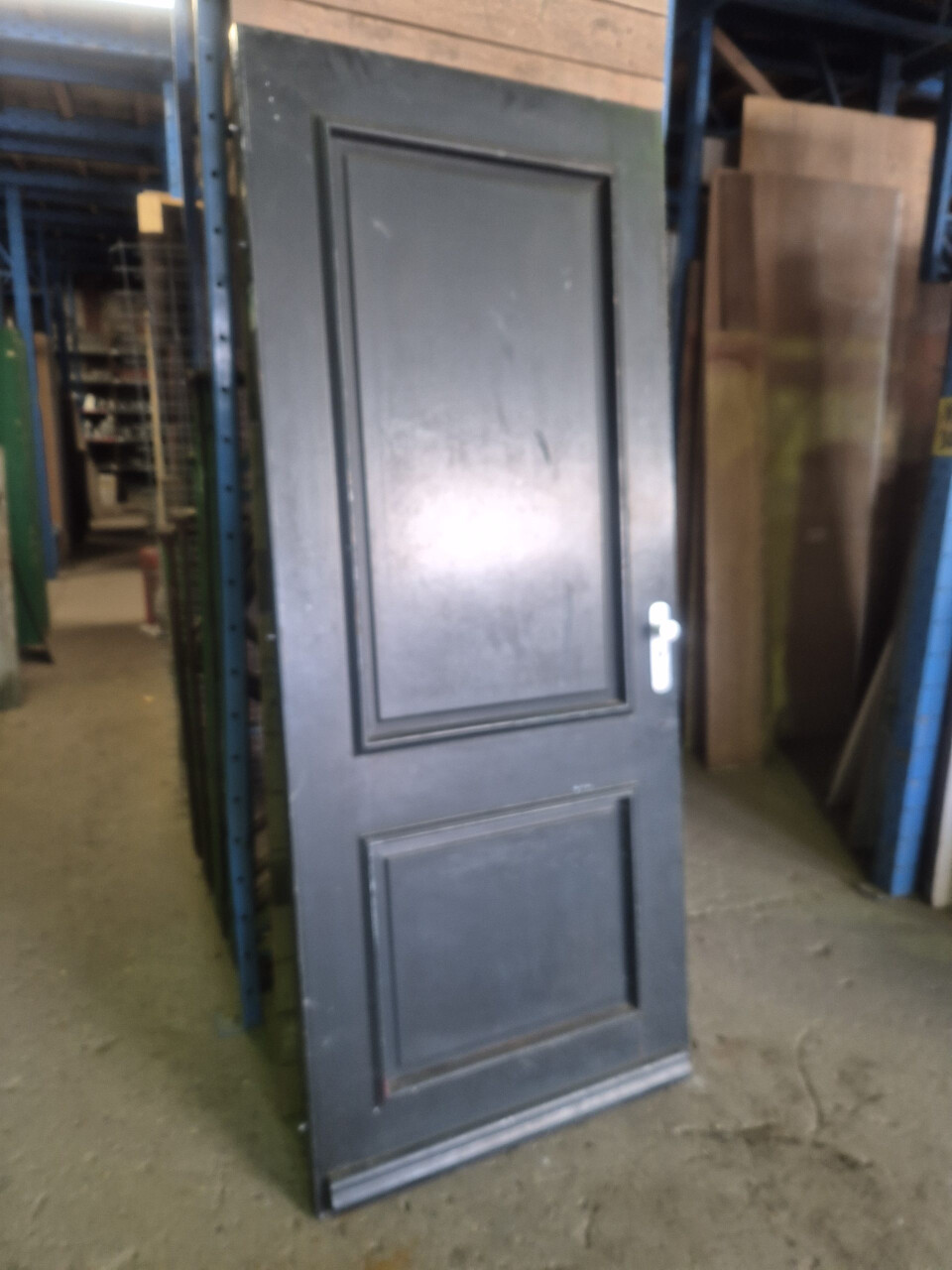 Hardhouten buitendeur met panelen - 87x211,5 cm - Foto 2