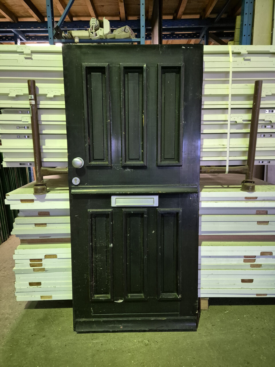 Hardhouten volle buitendeur - Voordeur - 92x199,5 cm - Foto 1