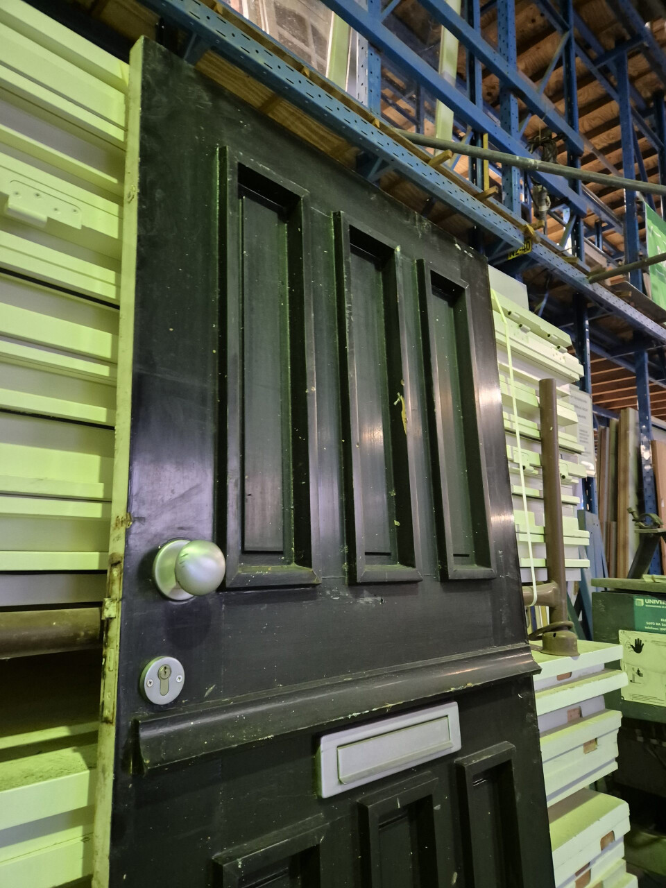 Hardhouten volle buitendeur - Voordeur - 92x199,5 cm - Foto 2