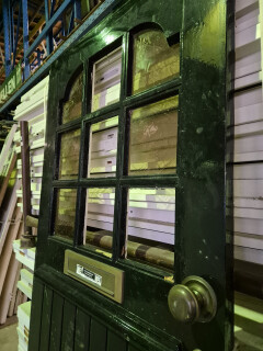 Voordeur met (kapotte) ruitjes - 90x198 cm - Foto 2