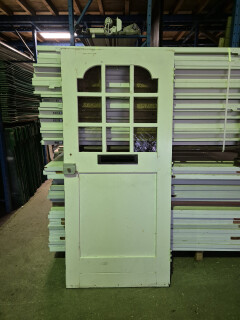 Voordeur met (kapotte) ruitjes - 90x198 cm - Foto 3