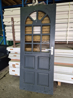 Buitendeur met ruitjes - 83x201 cm - Foto 1