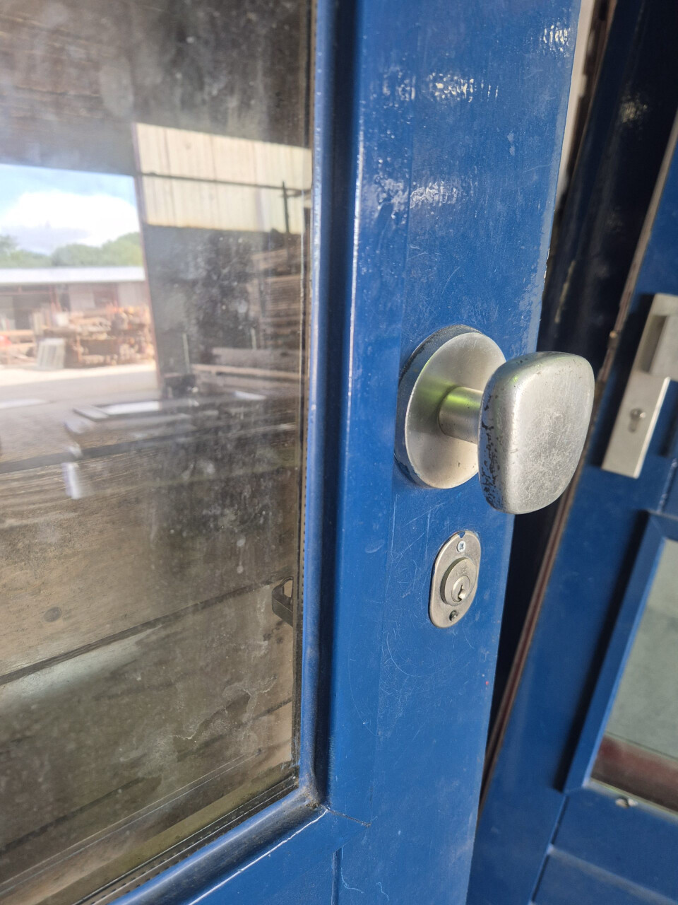 Nette buitendeur met dubbel glas - 87x200,5 - Foto 2