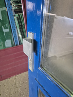 Buitendeur met dubbel glas - 87x201 cm - Foto 2