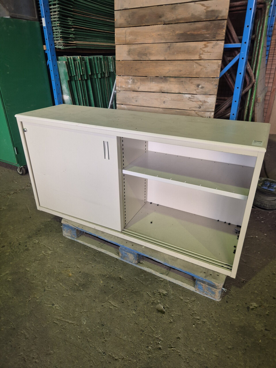 Lage Archiefkast - schuifdeuren - 150x75x46 cm - Foto 2