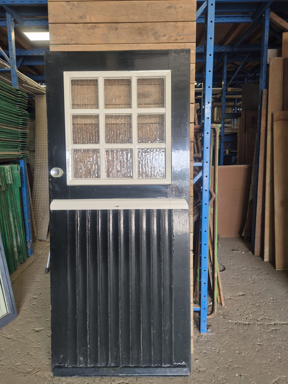 Boerderij buitendeur met kleine raampjes - Foto 1