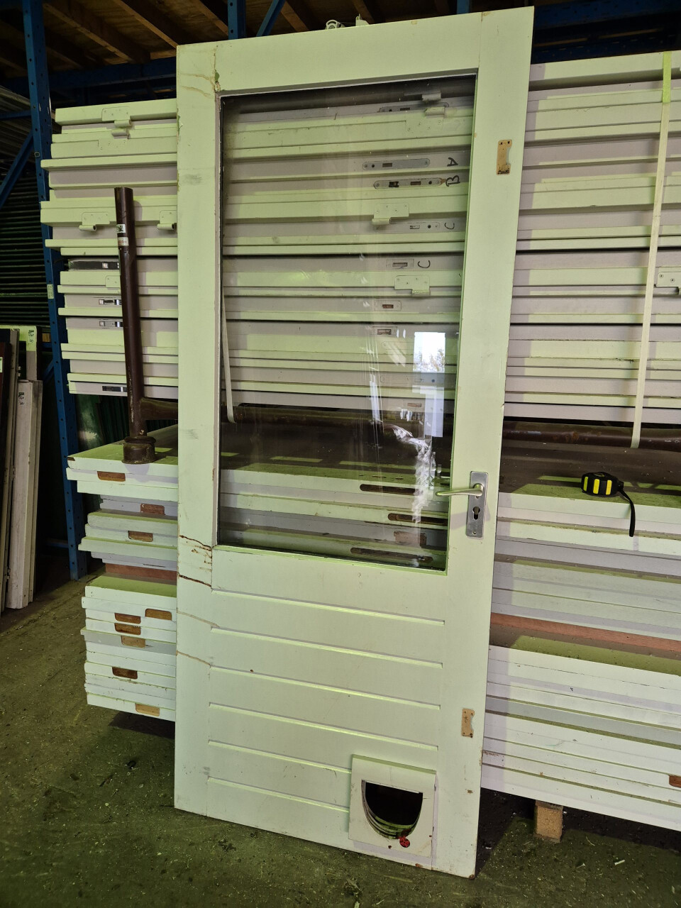 Achterdeur met kattenluik - 12129 - Foto 2